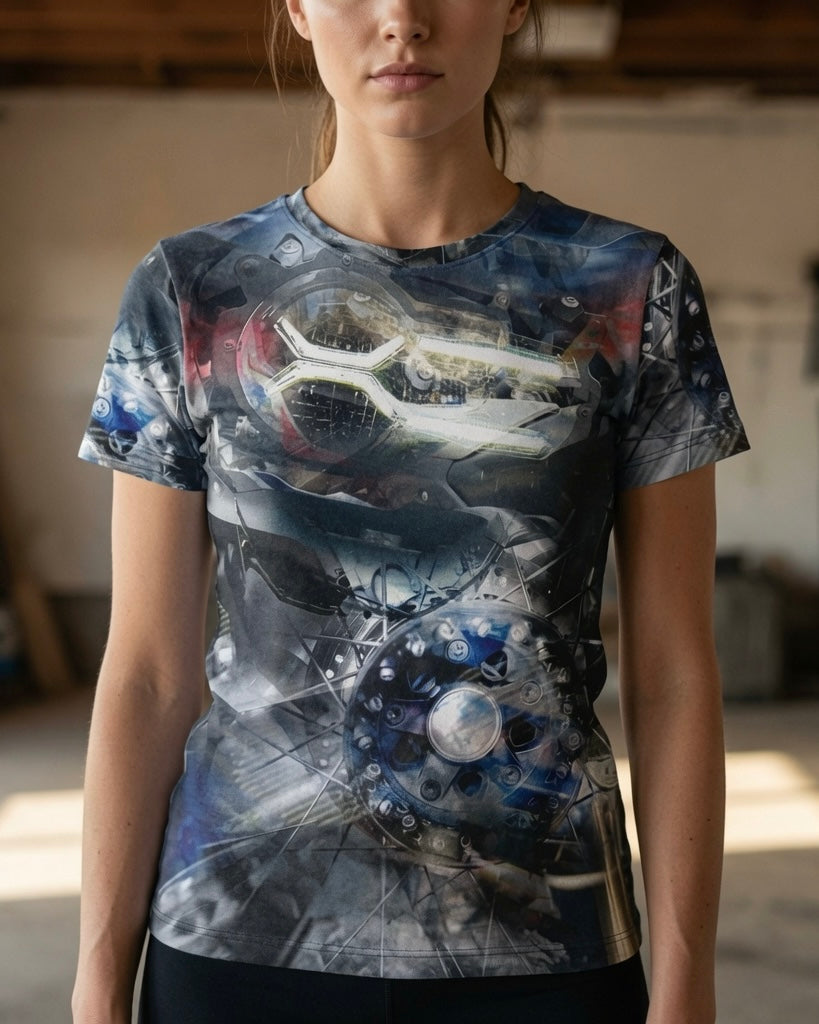 Motorrad-T-Shirt „PureDrive“ – Damen