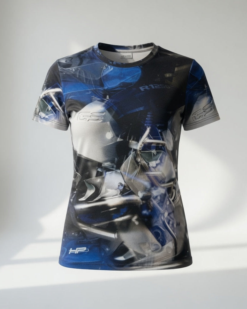 Motorrad-T-Shirt „PowerPulseHP" – Damen