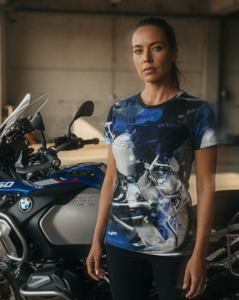 Motorrad-T-Shirt „PowerPulseHP" – Damen