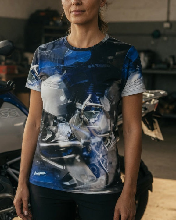 Motorrad-T-Shirt „PowerPulseHP" – Damen