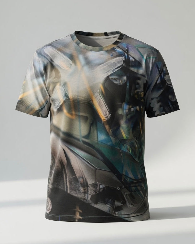 Motorrad-T-Shirt "GoldenLine"