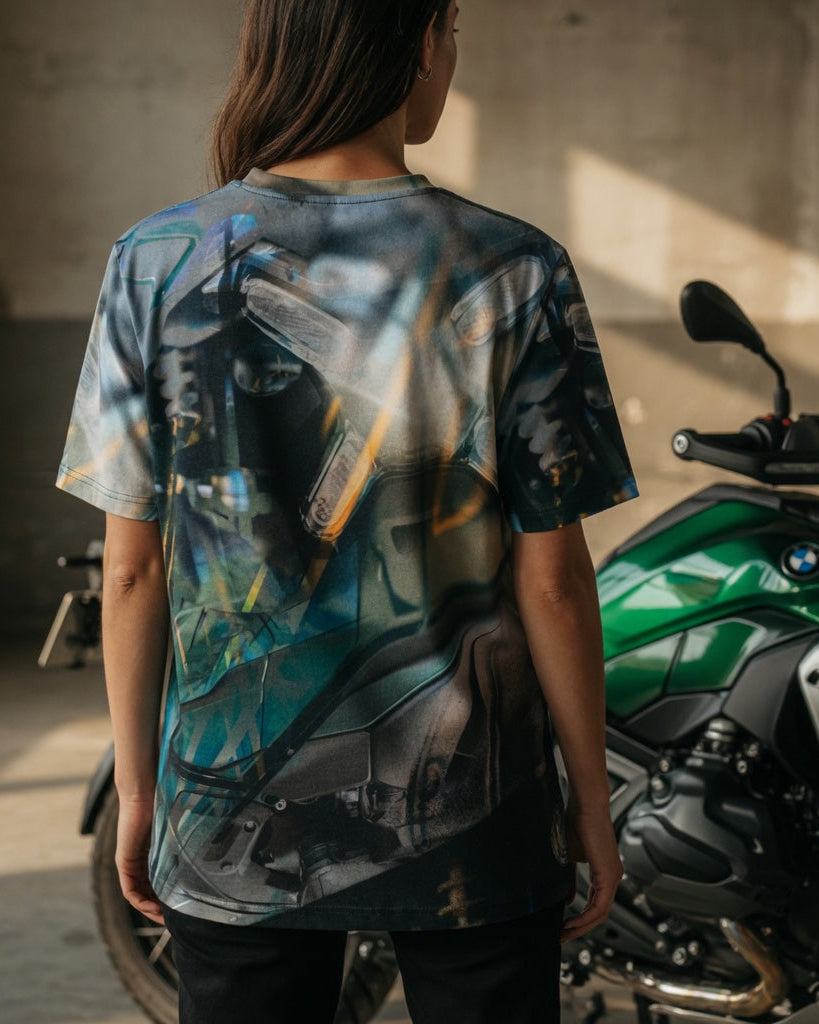 Motorrad-T-Shirt "GoldenLine"