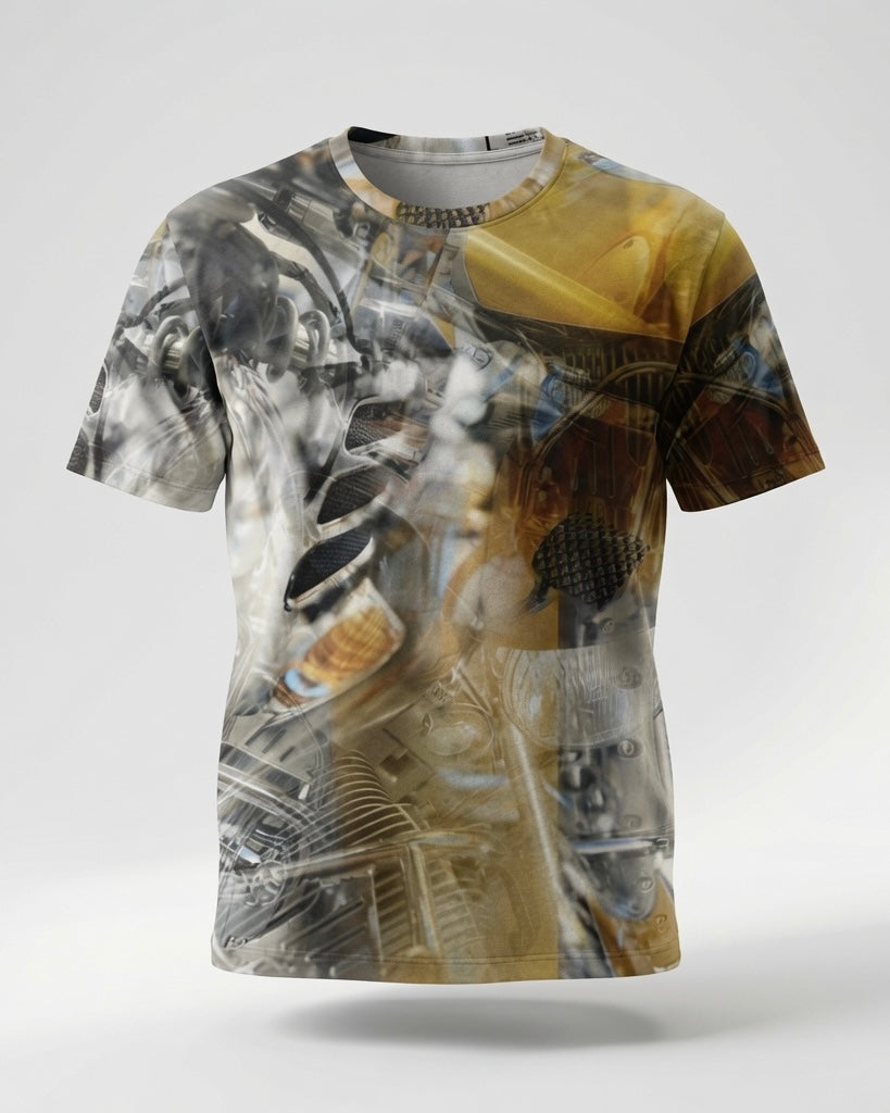 Motorrad-T-Shirt "GoldenIndependent"