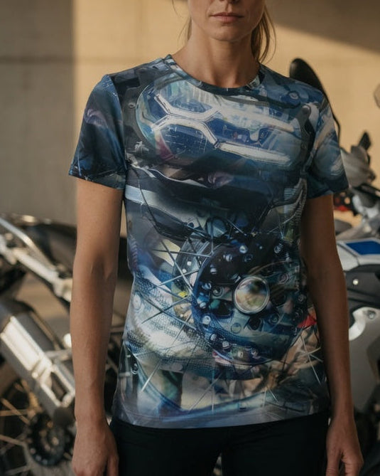 Motorrad-T-Shirt „WildTrophy“ – Damen