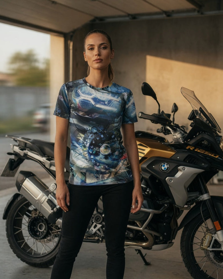 Motorrad-T-Shirt „WildTrophy“ – Damen