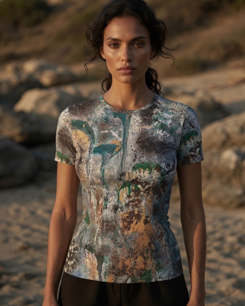 GreenCascade | Art Shirt Damen